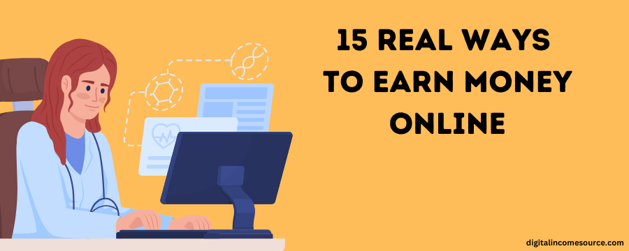 15 REAL WAYS TO EARN MONEY ONLINE Post Banner Image